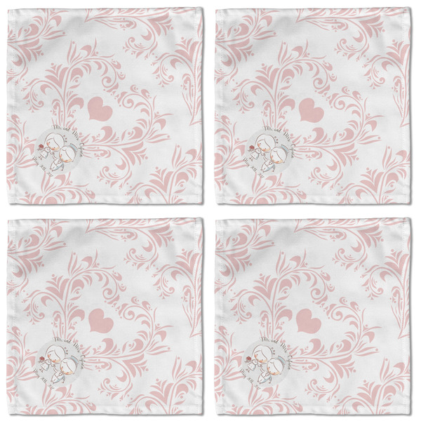 Wedding People Cloth Napkins - Personalized Lunch (APPROVAL) Set of 4
