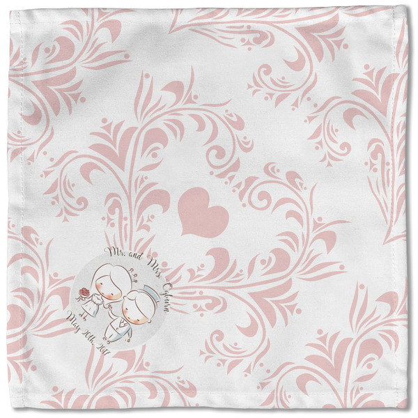 Wedding People Cloth Napkins - Personalized Lunch (Single Full Open)