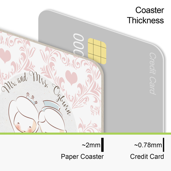 Wedding People Coaster Thickness