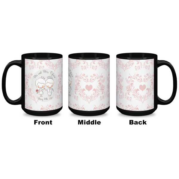 Wedding People Coffee Mug - 15 oz - Black APPROVAL