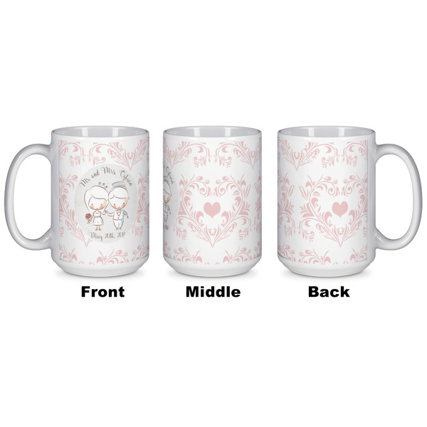 Wedding People Coffee Mug - 15 oz - White APPROVAL