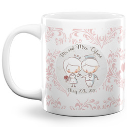 Wedding People 20 Oz Coffee Mug - White (Personalized)