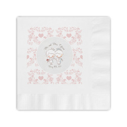 Wedding People Coined Cocktail Napkins (Personalized)
