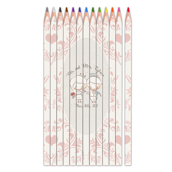Custom Wedding People Colored Pencils (Personalized)