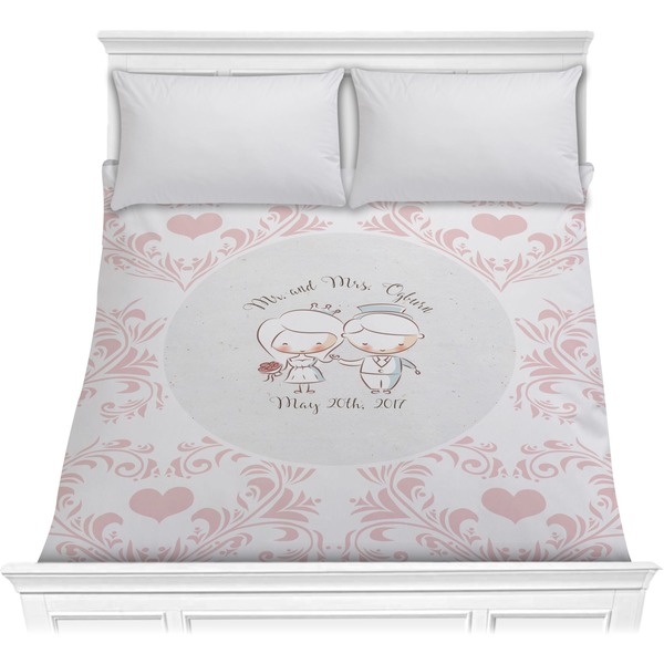 Custom Wedding People Comforter - Full / Queen (Personalized)