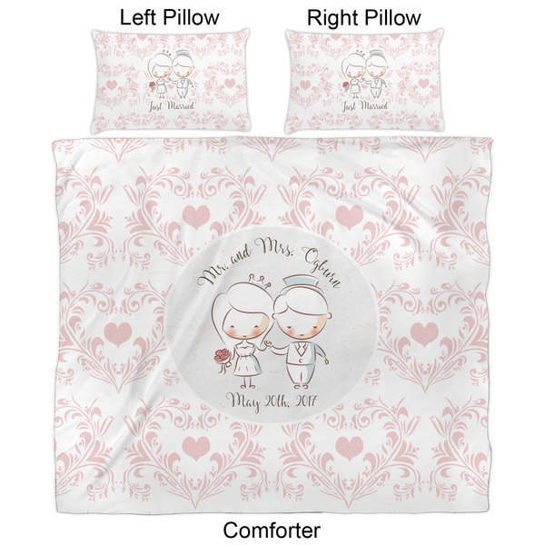 Wedding People Comforter Set - King - Approval