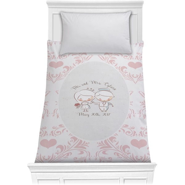 Custom Wedding People Comforter - Twin XL (Personalized)