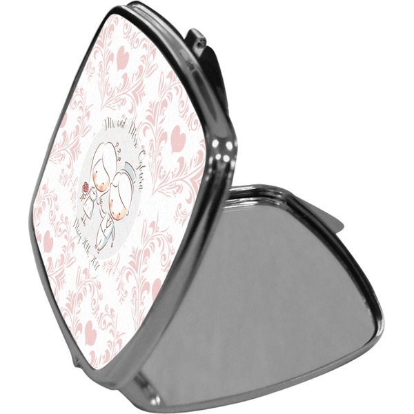 Wedding People Compact Mirror (Side View)