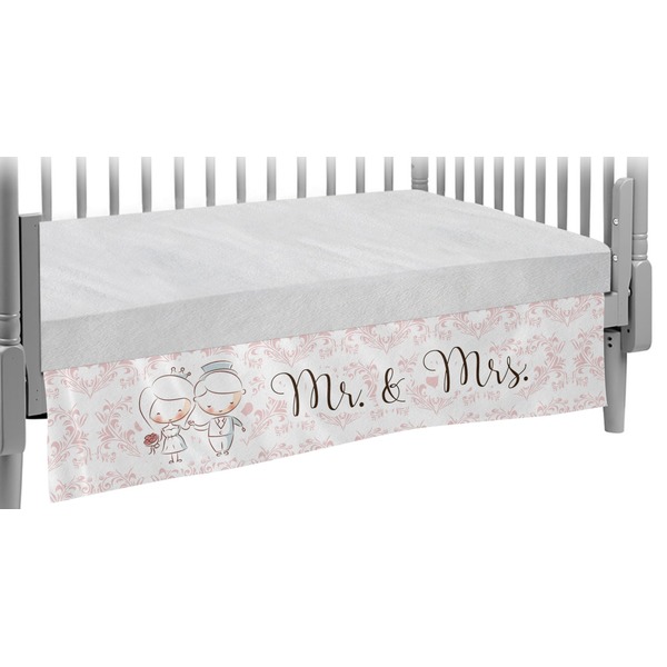 Custom Wedding People Crib Skirt (Personalized)