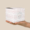 Wedding People Cube Favor Gift Box - On Hand - Scale View