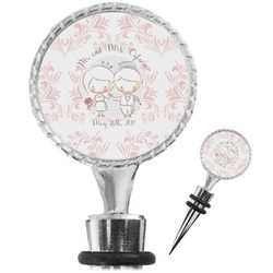 Wedding People Wine Bottle Stopper (Personalized)