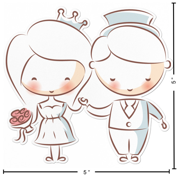 Wedding People Custom Shape Iron On Patches - L - APPROVAL