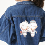 Wedding People Large Custom Shape Patch - 2XL