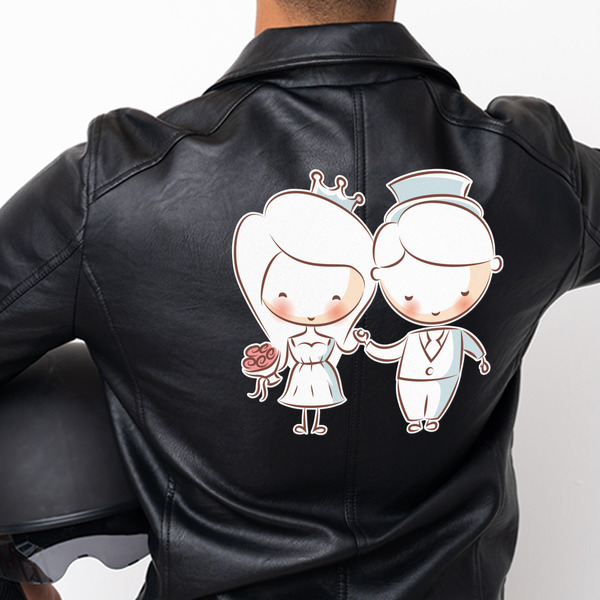 Wedding People Custom Shape Iron On Patches - XXXL - APPROVAL