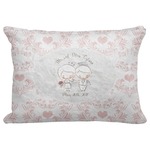 Wedding People Decorative Baby Pillowcase - 16"x12" (Personalized)