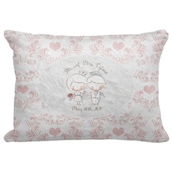 Wedding People Decorative Baby Pillowcase - 16"x12" (Personalized)
