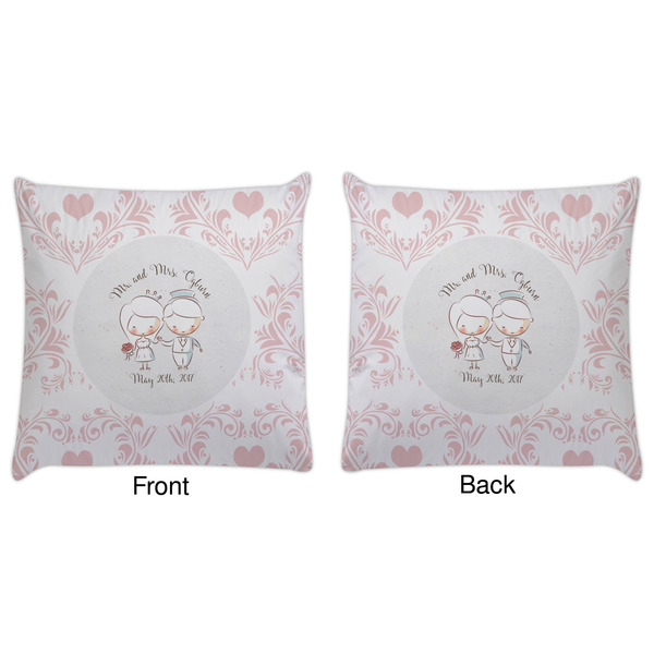 Wedding People Decorative Pillow Case - Approval