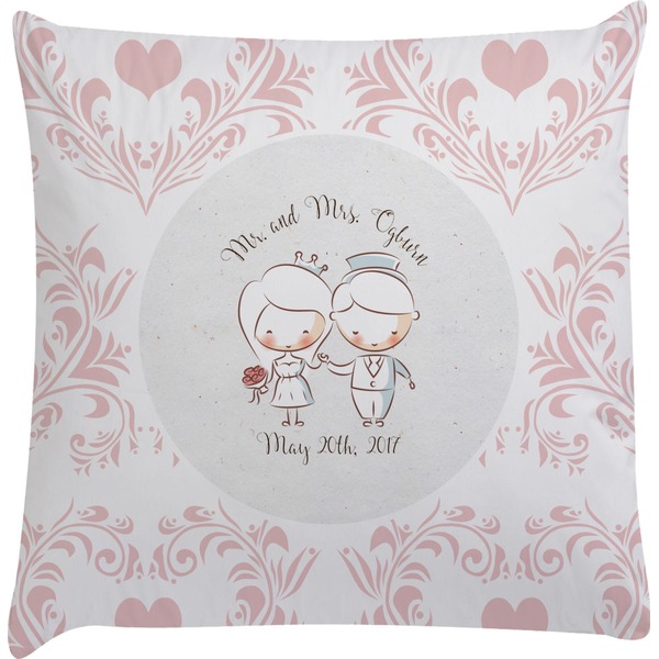 Custom Wedding People Decorative Pillow Case (Personalized)