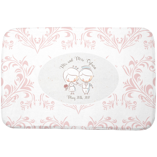 Custom Wedding People Dish Drying Mat (Personalized)