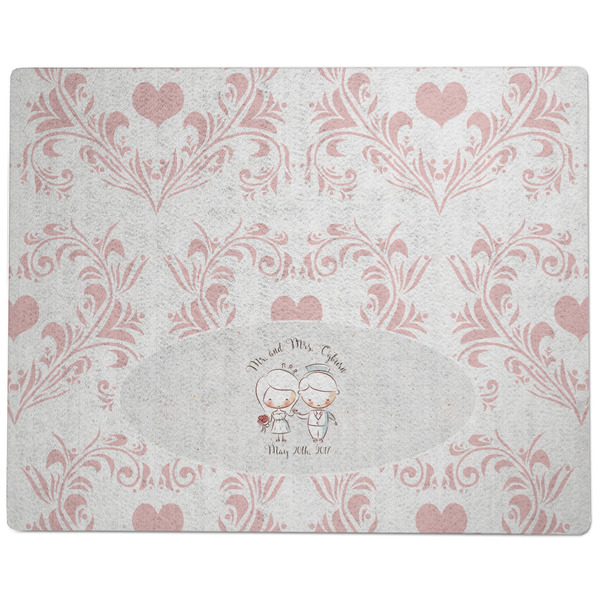 Wedding People Dog Food Mat - Large without Bowls