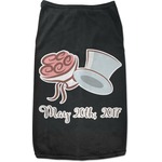Wedding People Black Pet Shirt (Personalized)