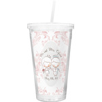 Wedding People Double Wall Tumbler with Straw (Personalized)