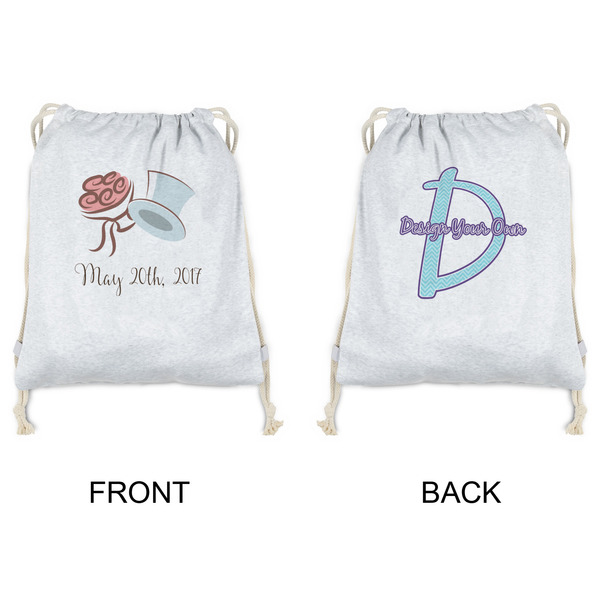 Wedding People Drawstring Backpacks - Sweatshirt Fleece - Double Sided - APPROVAL