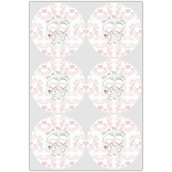 Wedding People Drink Topper - XLarge - Set of 6