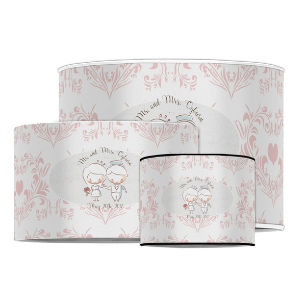 Wedding People Drum Lampshades - MAIN