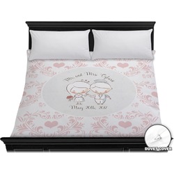 Wedding People Duvet Cover - King (Personalized)