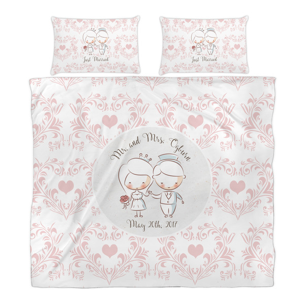 Wedding People Duvet Cover Set - King - Alt Approval