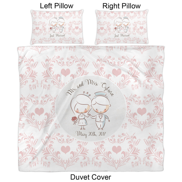 Wedding People Duvet Cover Set - King - Approval