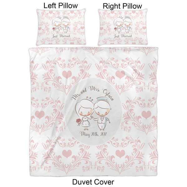 Wedding People Duvet Cover Set - Queen - Approval