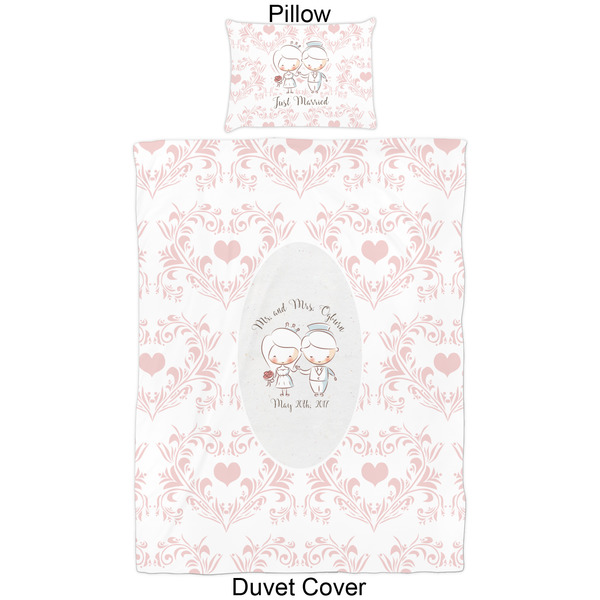 Wedding People Duvet Cover Set - Twin - Approval