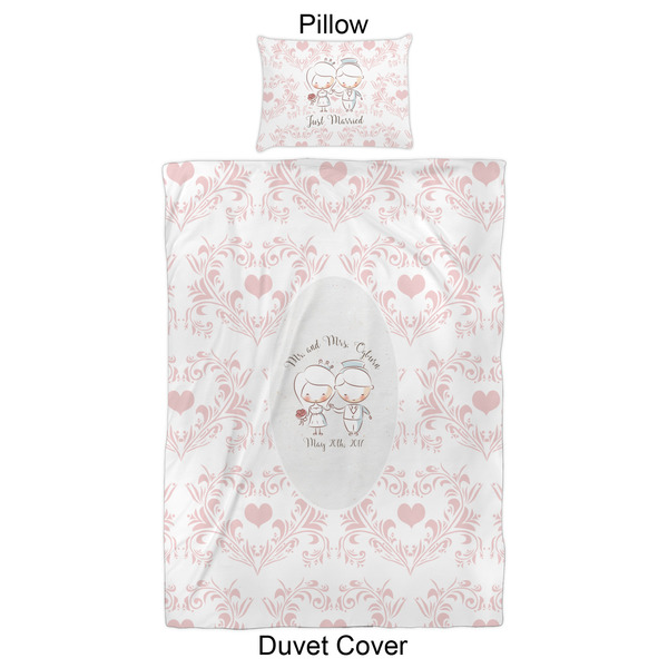 Wedding People Duvet Cover Set - Twin XL - Approval