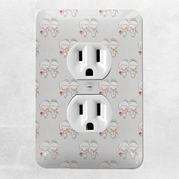 Wedding People Electric Outlet Plate - LIFESTYLE