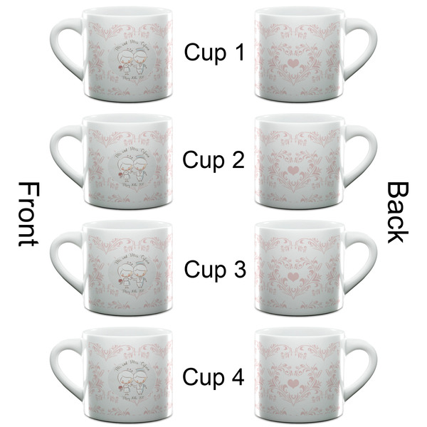 Wedding People Espresso Cup - 6oz (Double Shot Set of 4) APPROVAL
