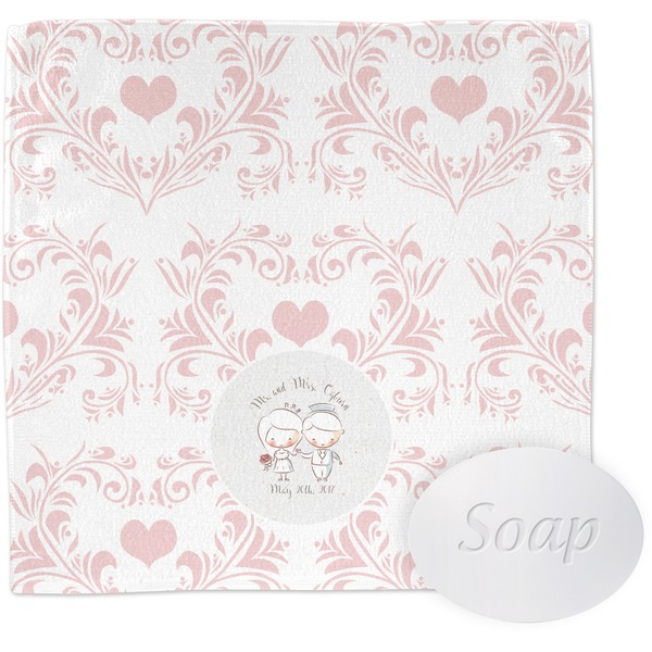 Custom Wedding People Washcloth (Personalized)