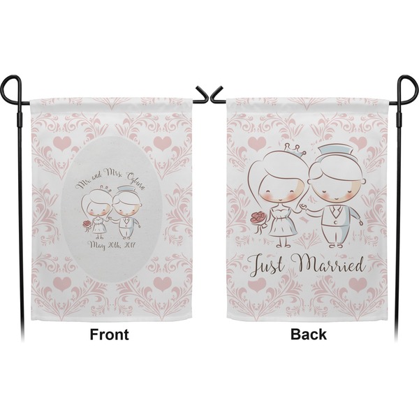 Wedding People Garden Flag - Double Sided Front and Back