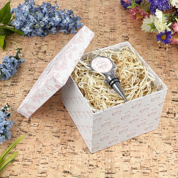 Wedding People Gift Boxes with Lid - Canvas Wrapped - Medium - In Context