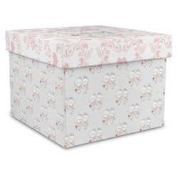 Wedding People Gift Box with Lid - Canvas Wrapped - XX-Large (Personalized)
