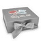Wedding People Gift Boxes with Magnetic Lid - Silver - Front