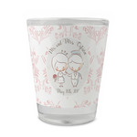 Wedding People Glass Shot Glass - 1.5 oz - Set of 4 (Personalized)