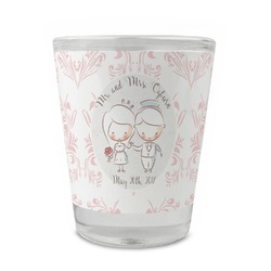 Wedding People Glass Shot Glass - 1.5 oz - Set of 4 (Personalized)