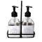 Wedding People Glass Soap & Lotion Bottle Set (Personalized)