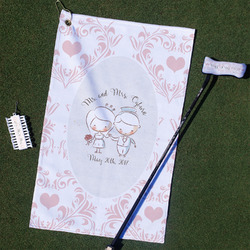 Wedding People Golf Towel Gift Set (Personalized)