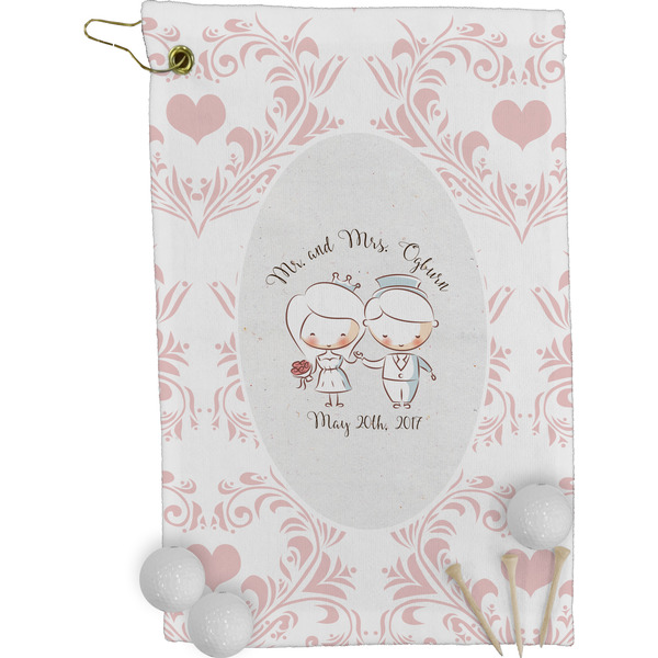Wedding People Golf Towel (Personalized)