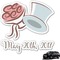 Wedding People Graphic Car Decal