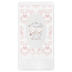 Wedding People Guest Napkins - Full Color - Embossed Edge (Personalized)
