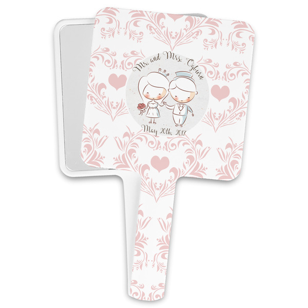 Custom Wedding People Hand Mirror (Personalized)